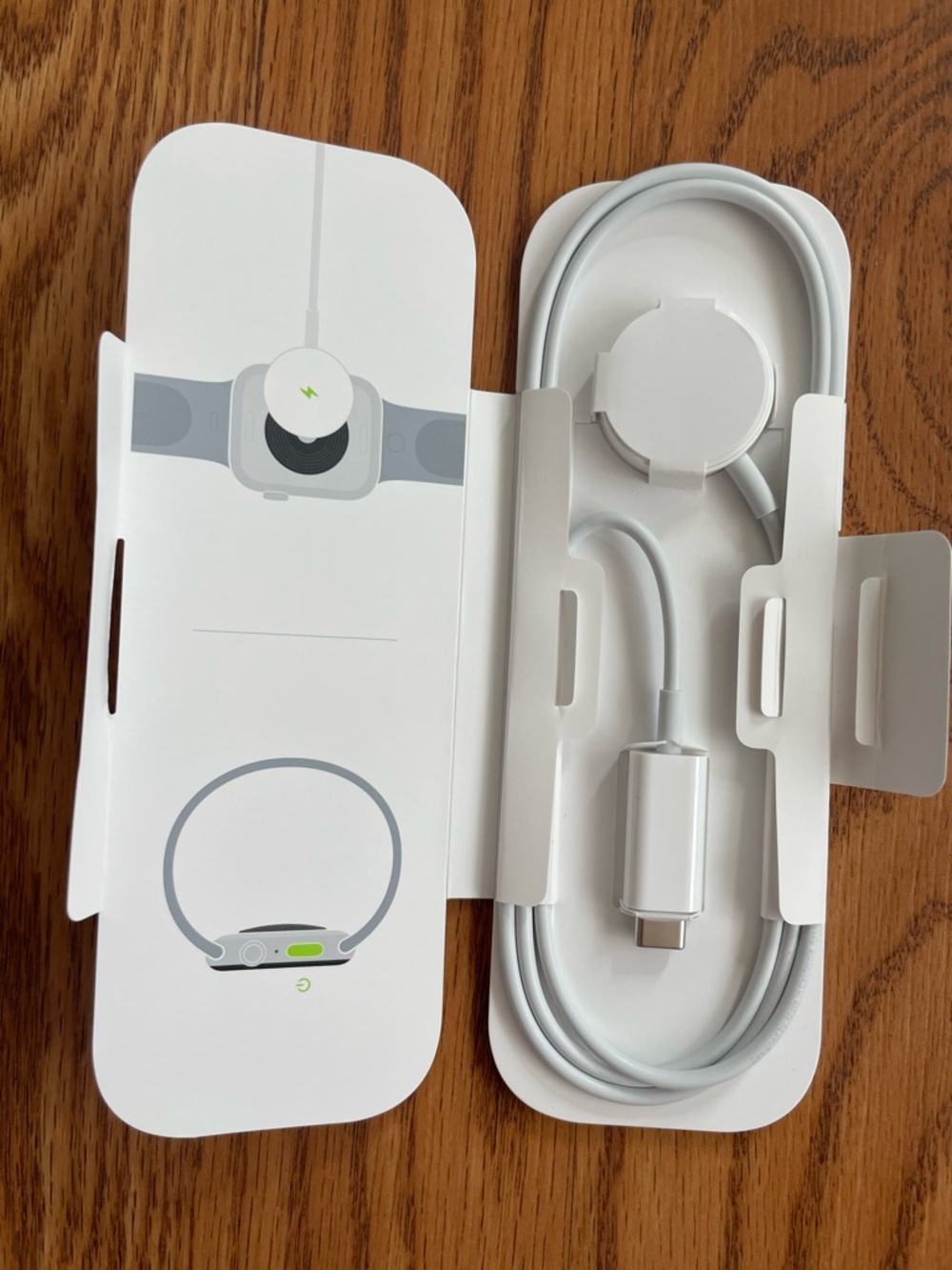 Apple Watch Magnetic Fast Charger to USB-C Cable Genuine Apple Never Used